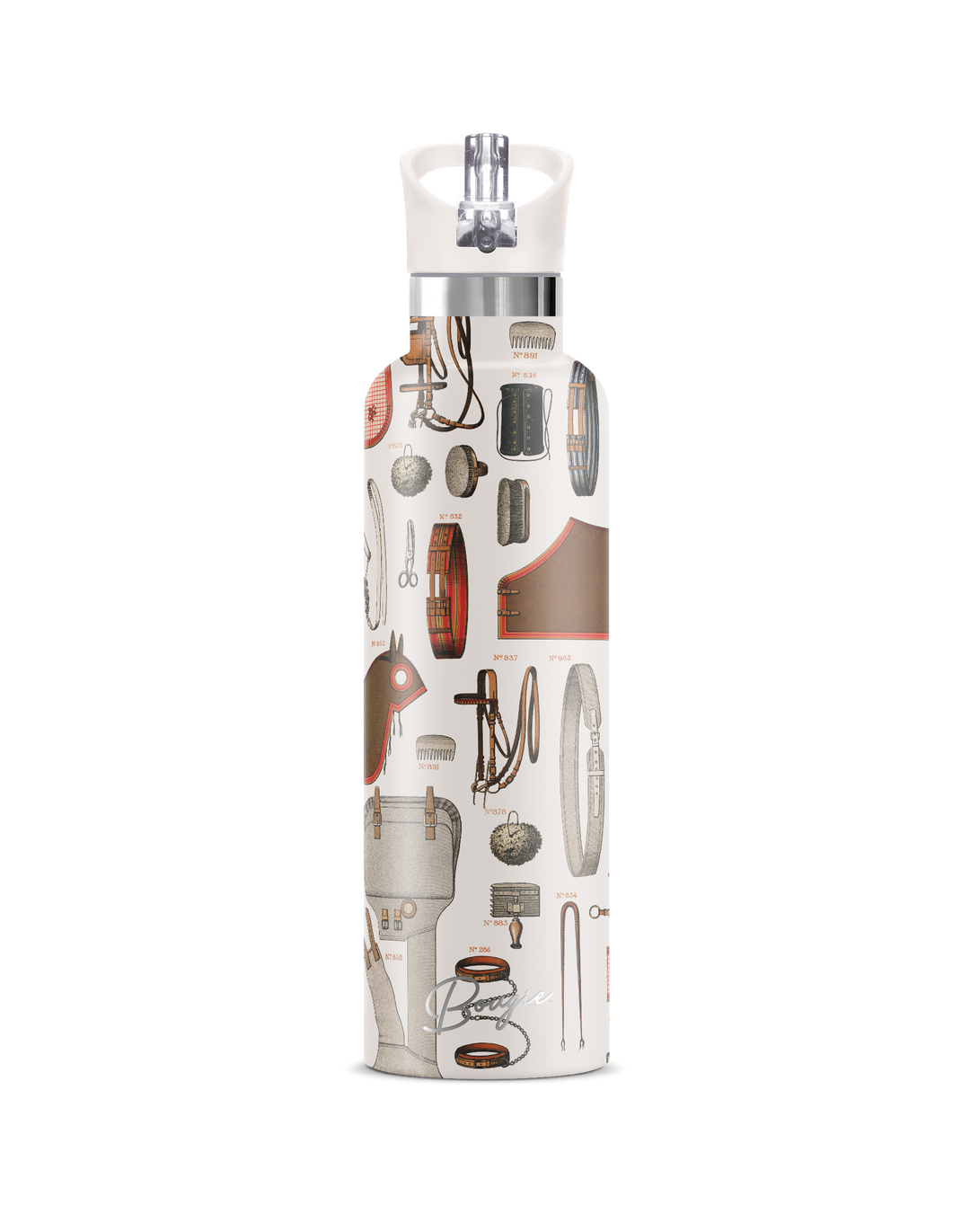 BITS & BRIDALS | Horse Tack Insulated Water Bottle 25oz