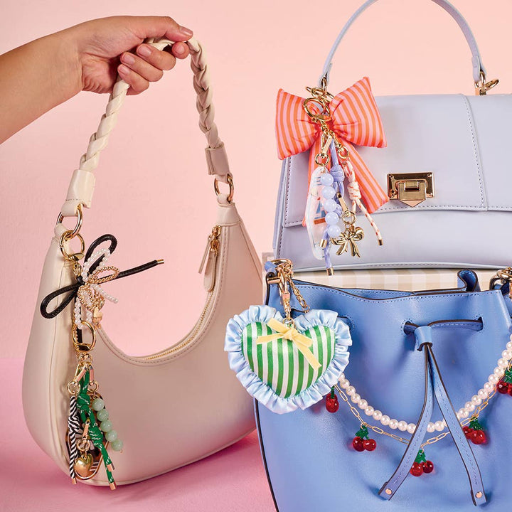 Bubble Letter Keychain Bag Charm–B