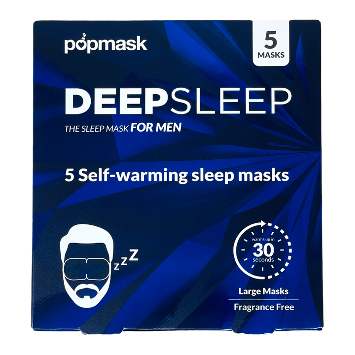 Deep Sleep Self-Heating Eye Masks for Men - 5 Pack