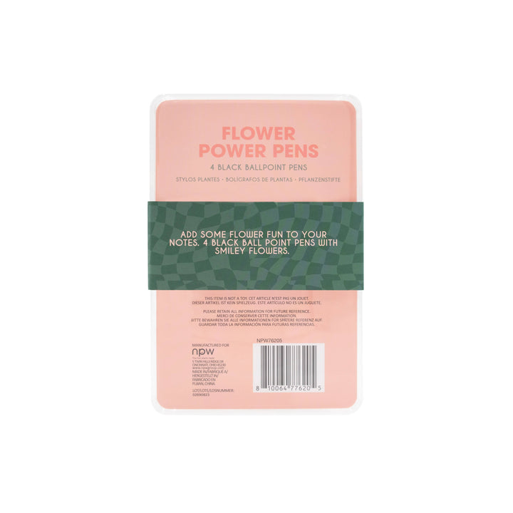 Flower Power Pens-4 Pack