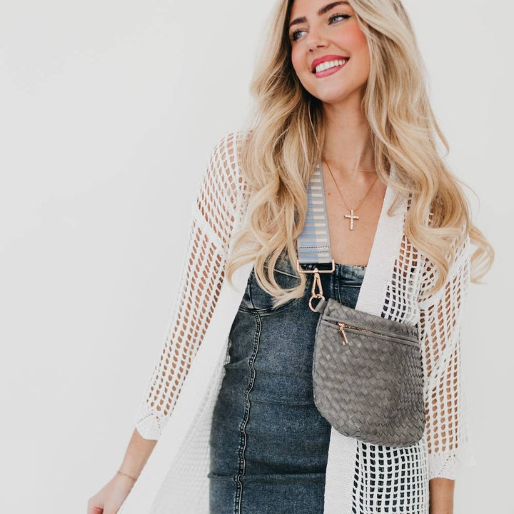 Bum Bag-Westlyn Woven Leather