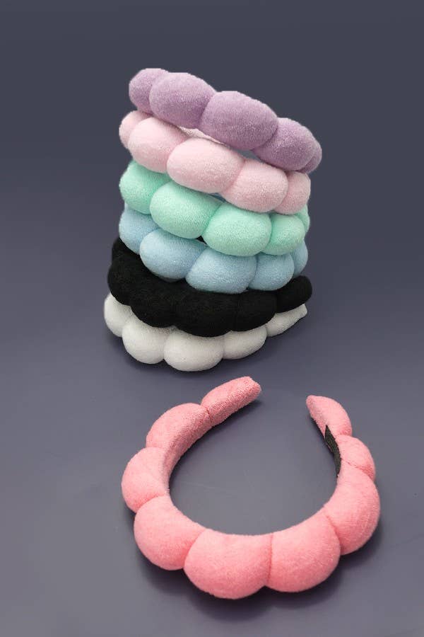 Headband-Puffy Terrycloth Spa