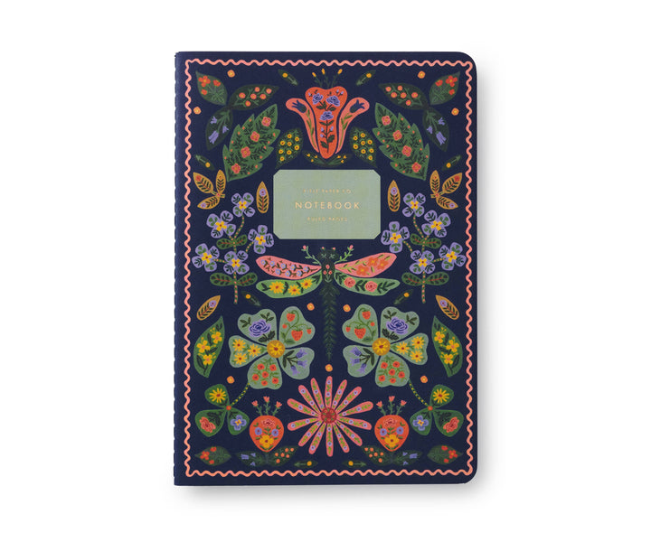 Assorted Set of 3 Notebooks- Posy