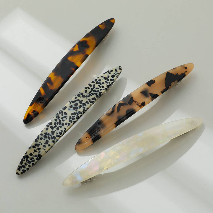 Aimee Core Oblong Oval French Barrette Hair Clip