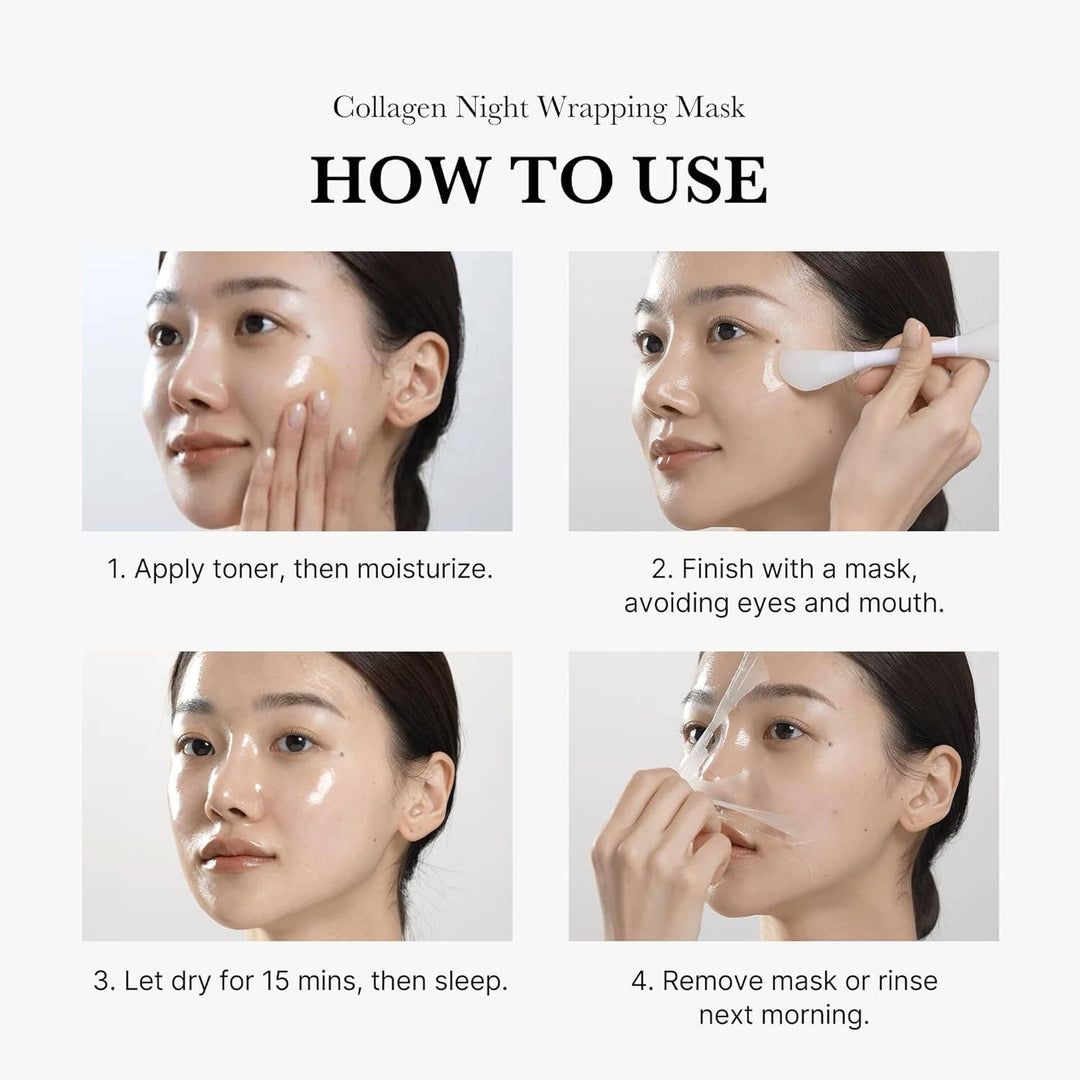 Medicube Wrapping Mask-Collagen Overnight Wrapping Peel Off Facial Mask 75ml