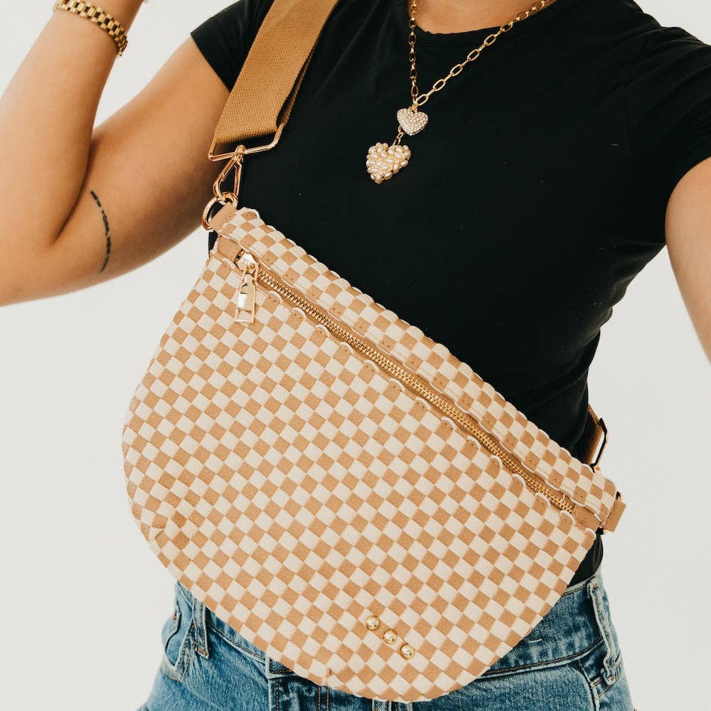 Bum Bag-Westlyn Woven Leather