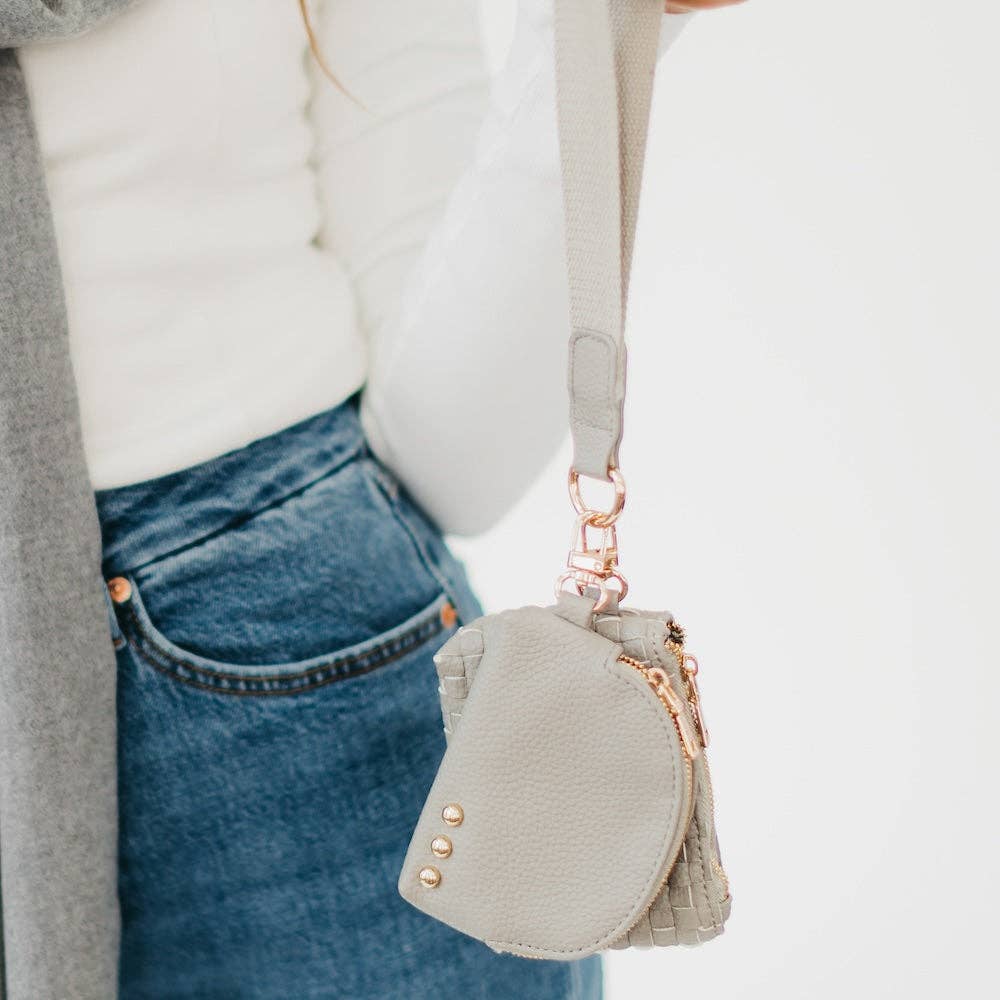 Wristlet-Wonderlust Woven Dual Pouch