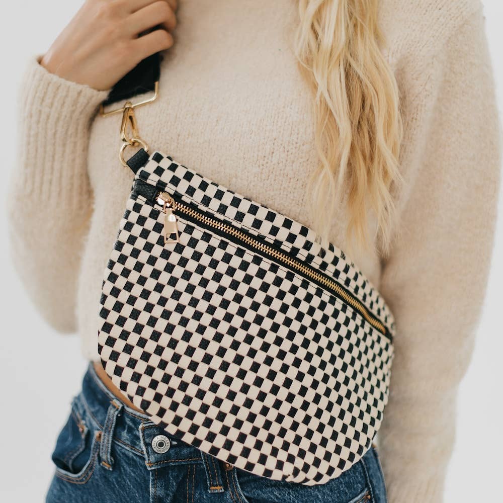 Bum Bag-Westlyn Woven Leather