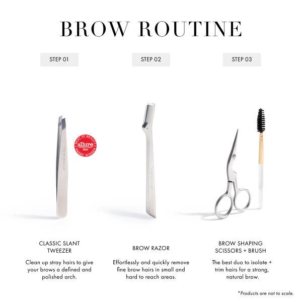 Retail-Metal Brow Razor
