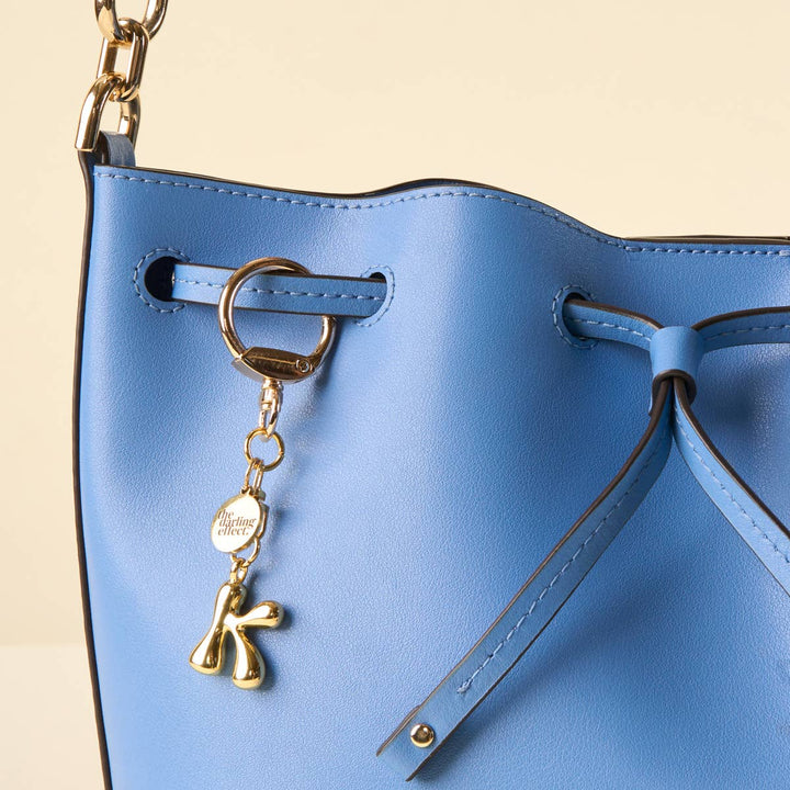 Bubble Letter Keychain Bag Charm–K