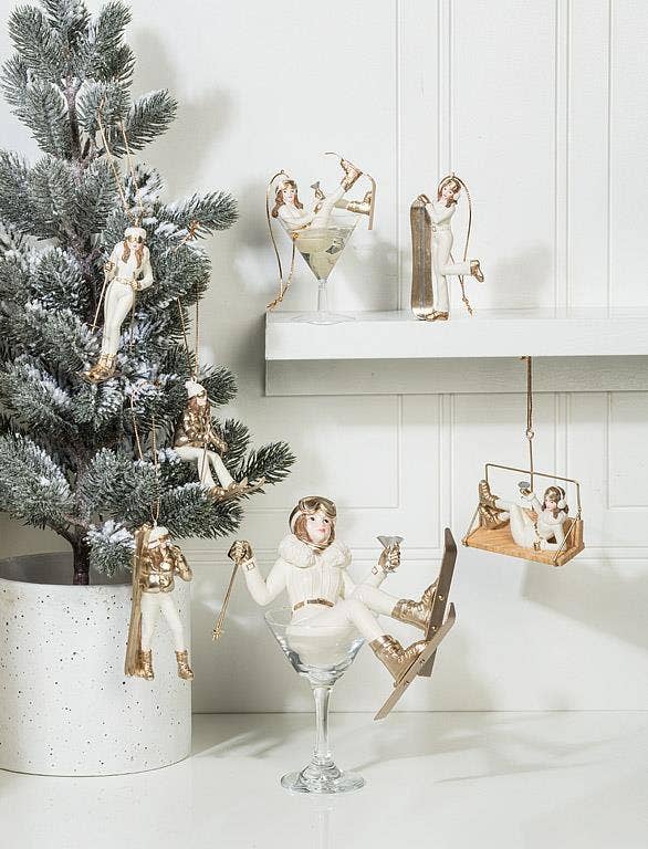 Ornament-Snowboarder Gal