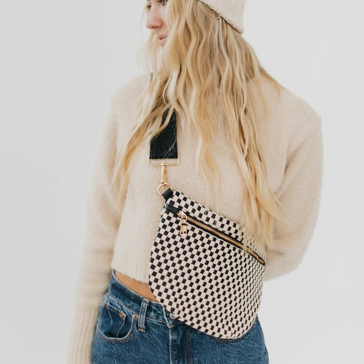 Bum Bag-Westlyn Woven Leather