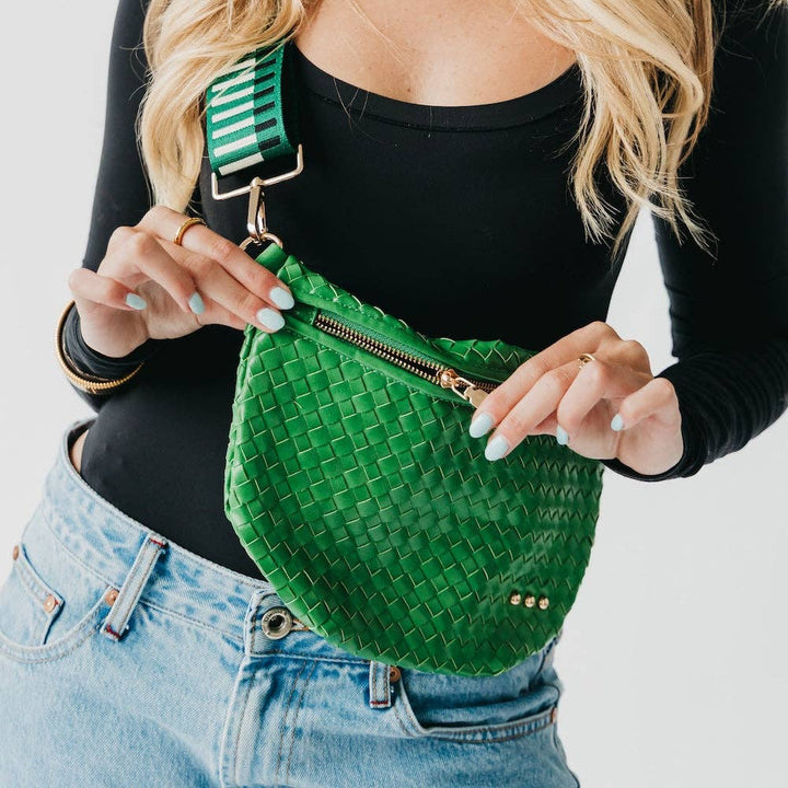 Bum Bag-Westlyn Woven Leather
