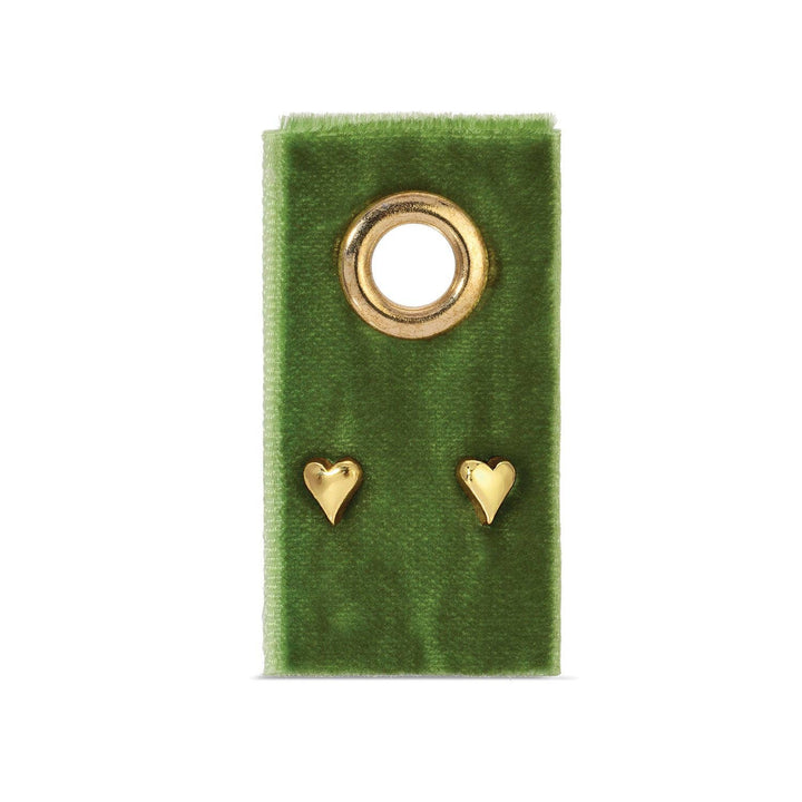 Velvet Gift Tag-Studs-Simple Heart