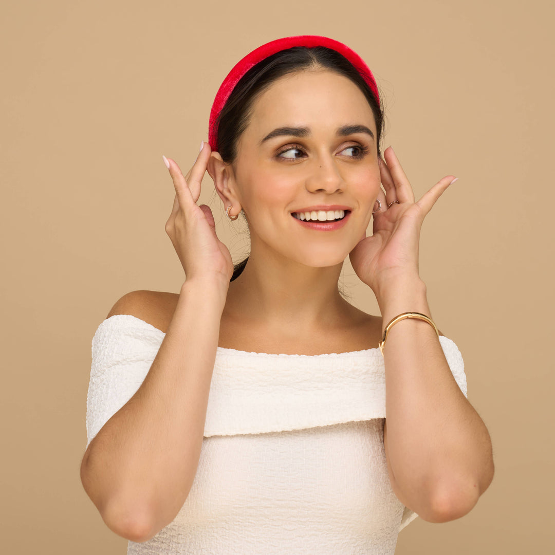 Holiday Velvet Headband-single