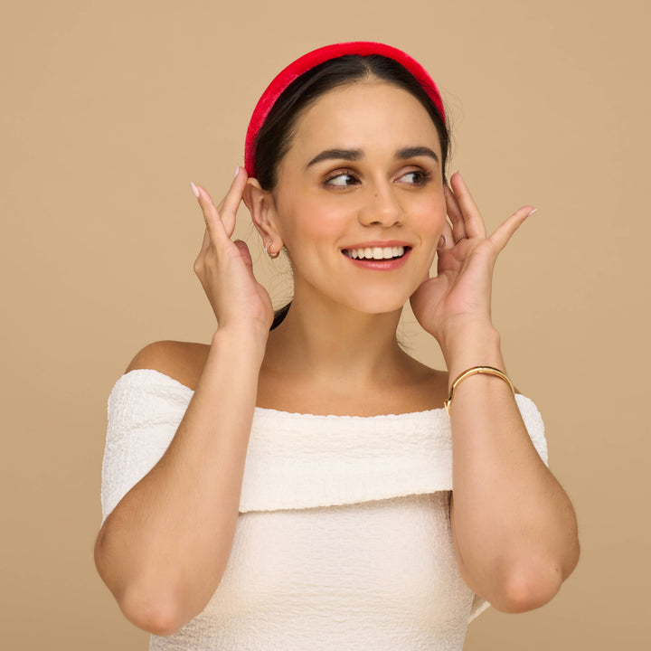 Holiday Velvet Headband-single