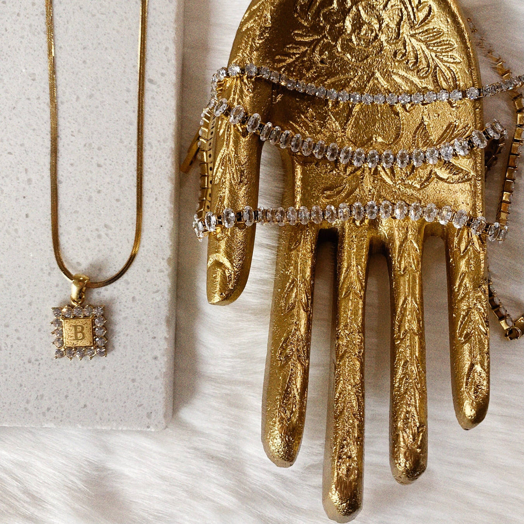 Bracelet-Heirloom Crystal Tennis