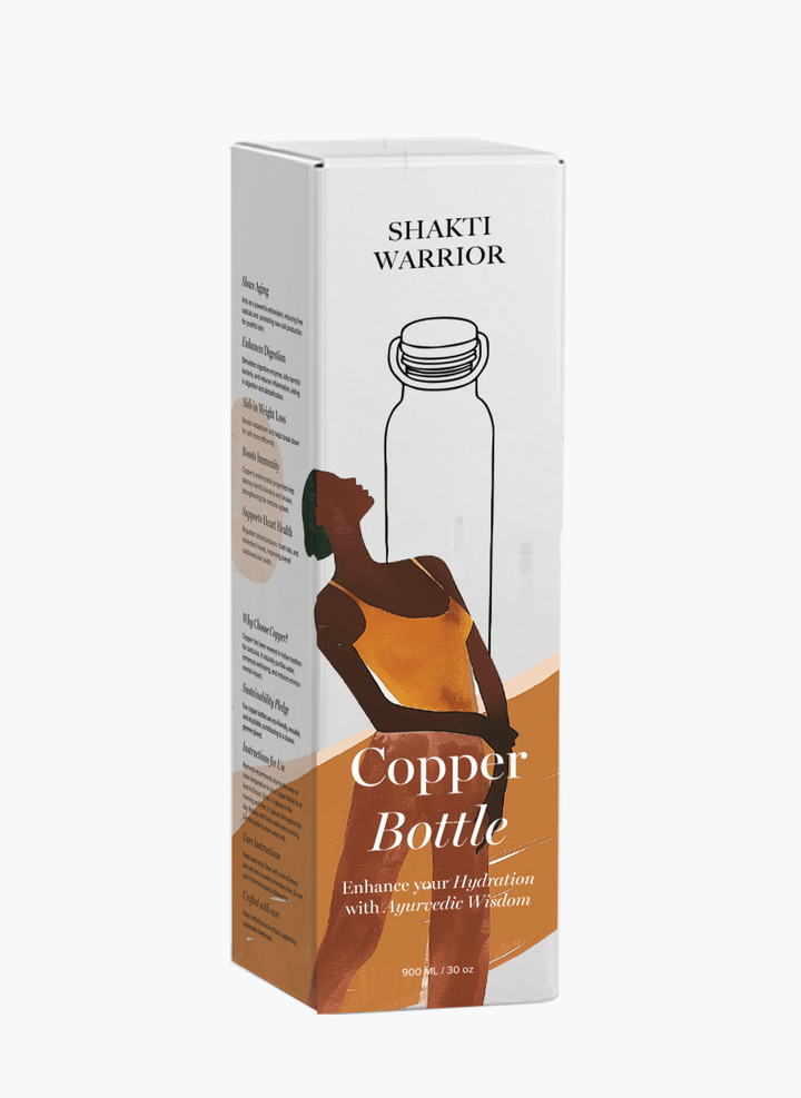 Copper Water Bottle-Hammered Tamba