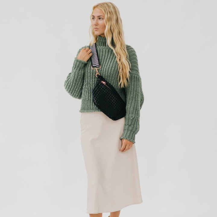 Bum Bag-Westlyn Woven Leather