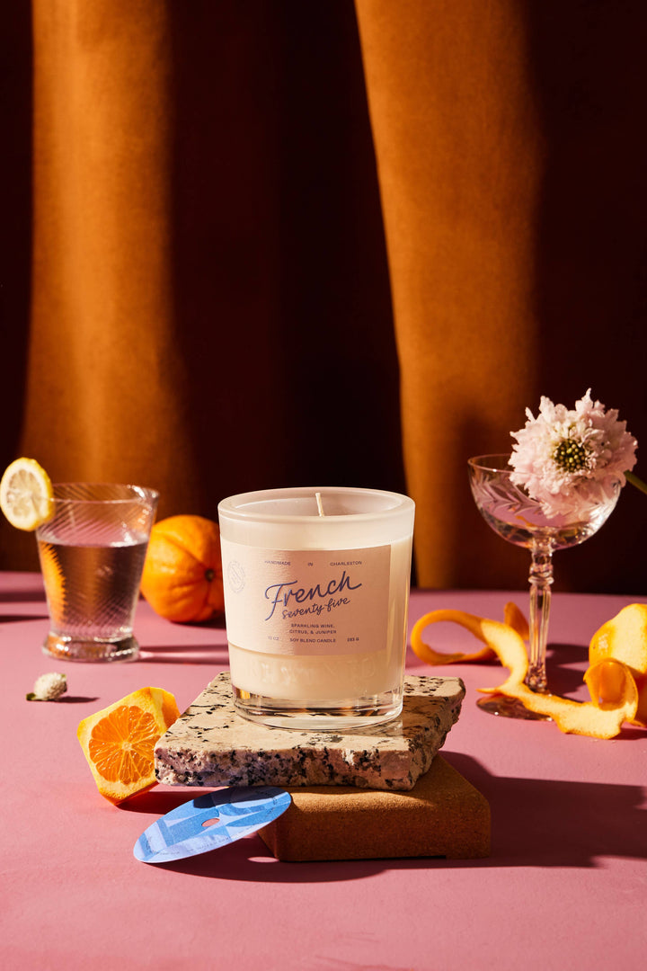 Rewined French 75 Candle 10 oz