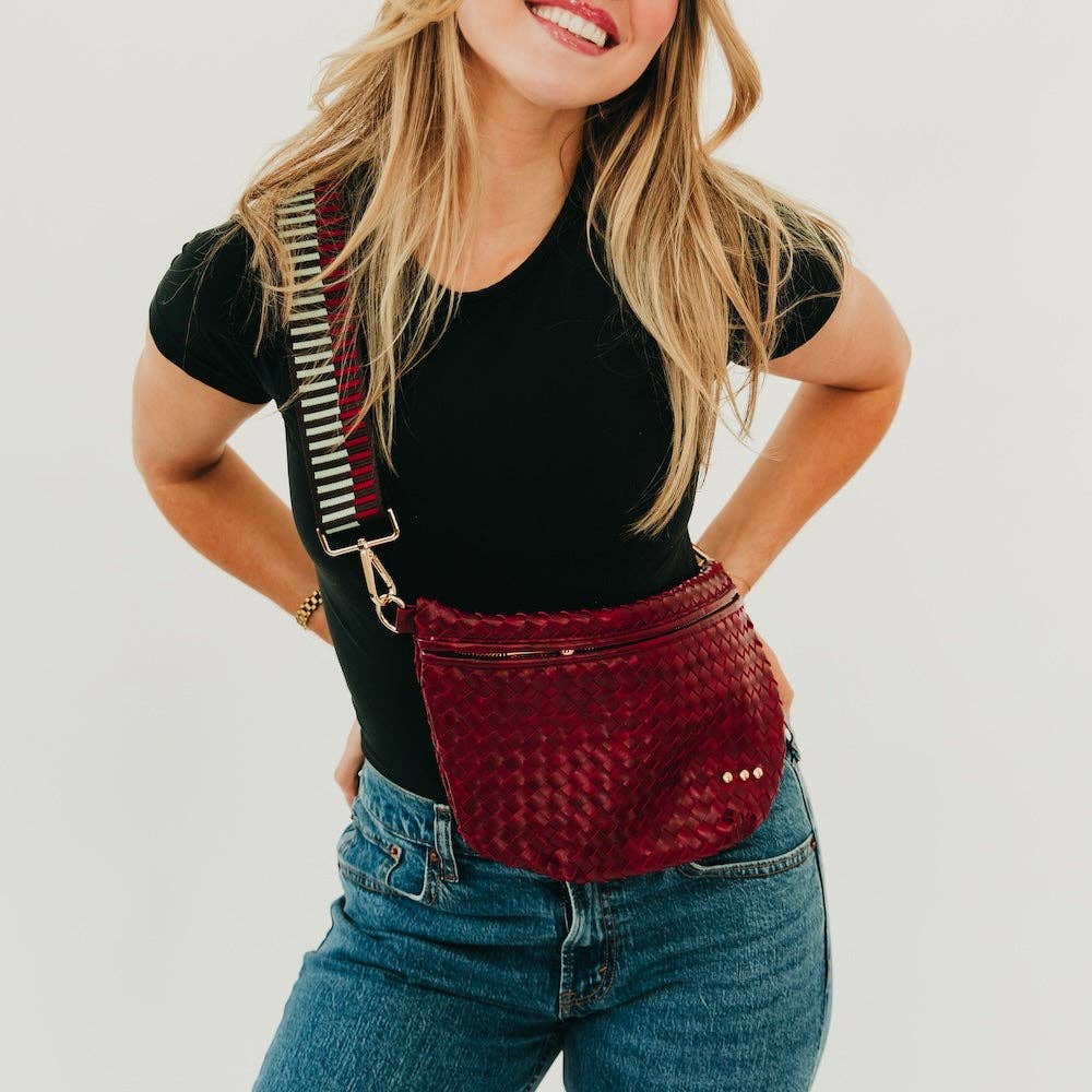Bum Bag-Westlyn Woven Leather