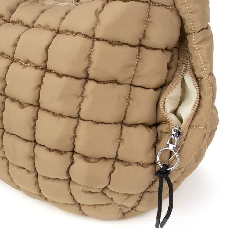 The Ashton | Puffer Hobo Tote | 10 Colors