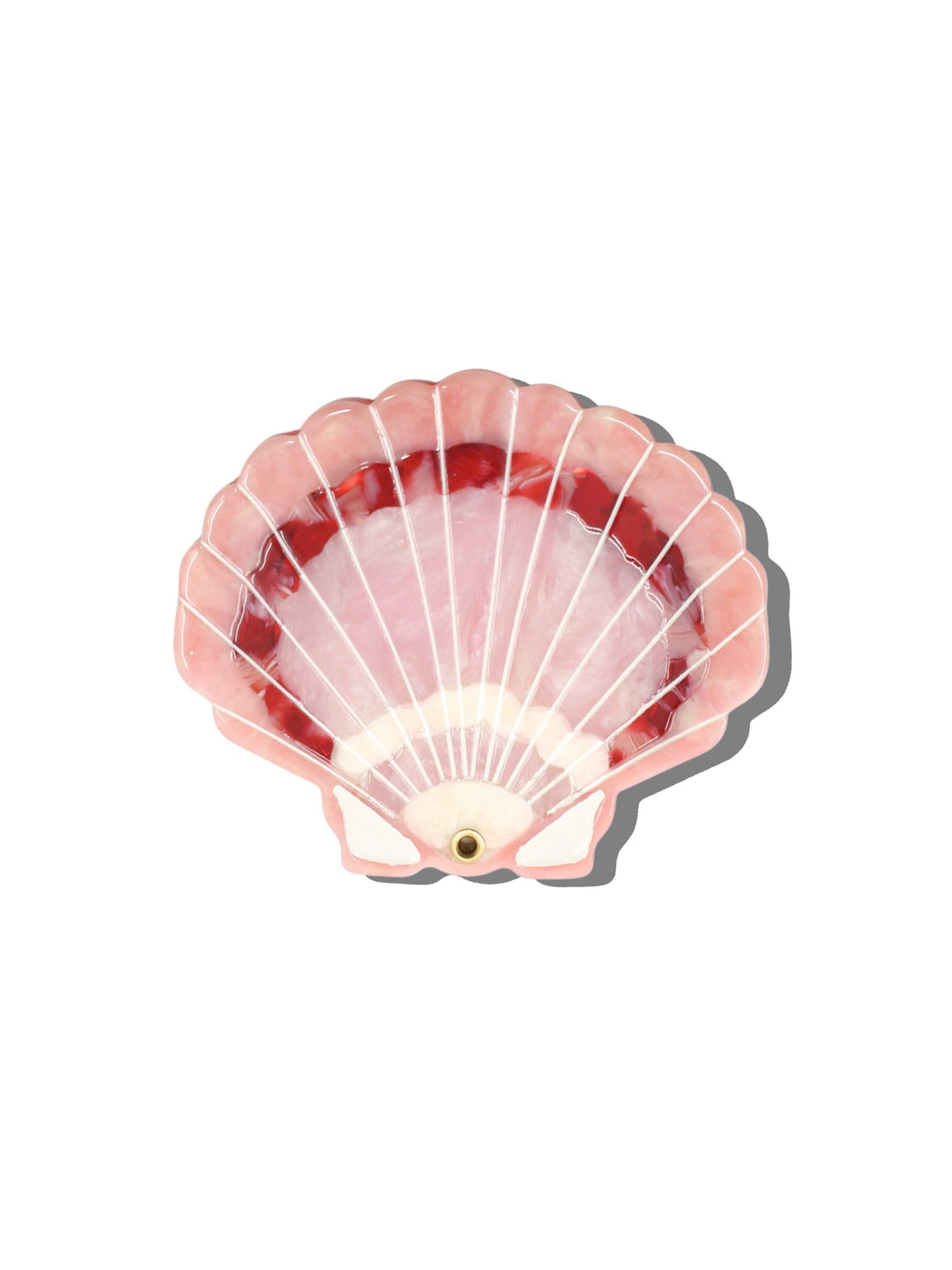 Compact Mirror-Hand-painted Sunset Seashell