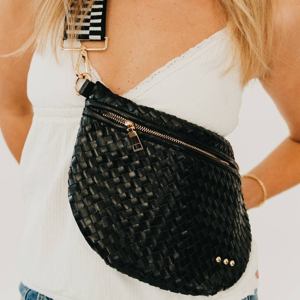 Bum Bag-Westlyn Woven Leather