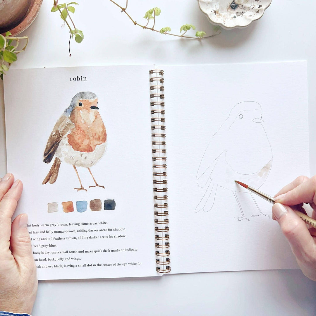 Watercolor Workbook-Birds