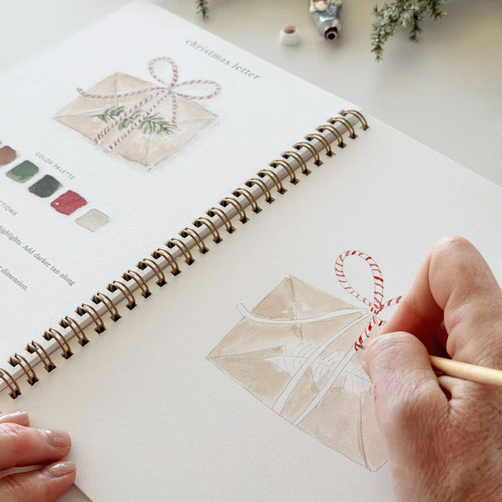 Watercolor Workbook-Classic Christmas