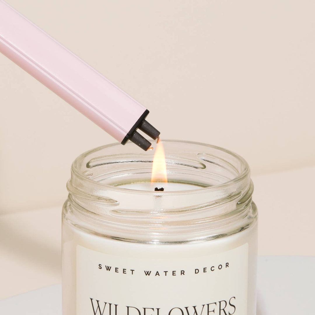 Rechargeable Electric Lighter-Blush Pink