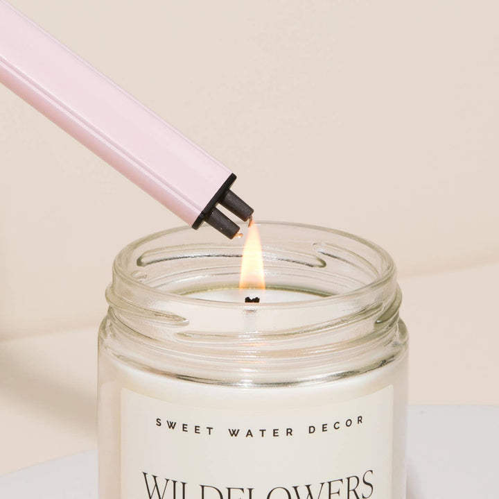 Rechargeable Electric Lighter-Blush Pink