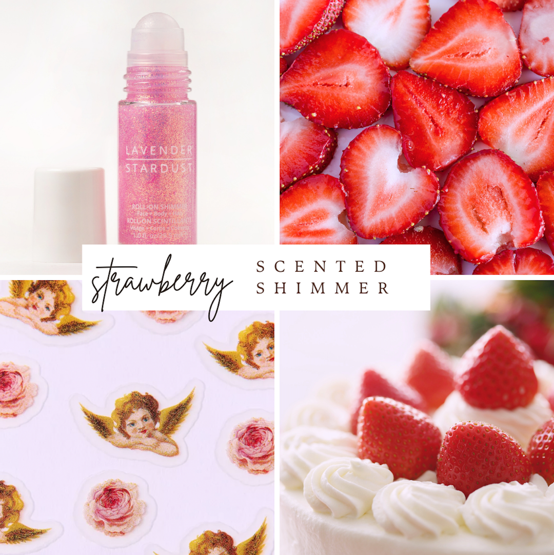 Roll-On Shimmer Strawberry Pink 1oz