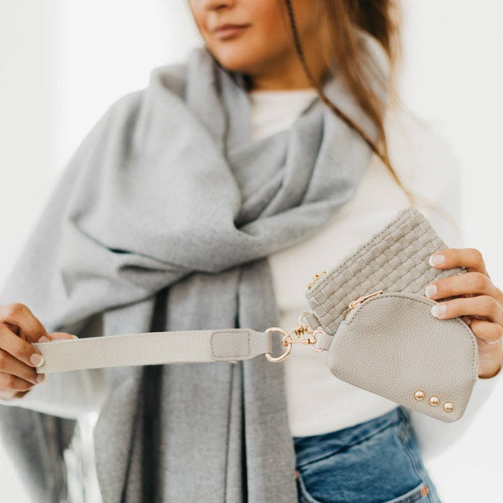 Wristlet-Wonderlust Woven Dual Pouch