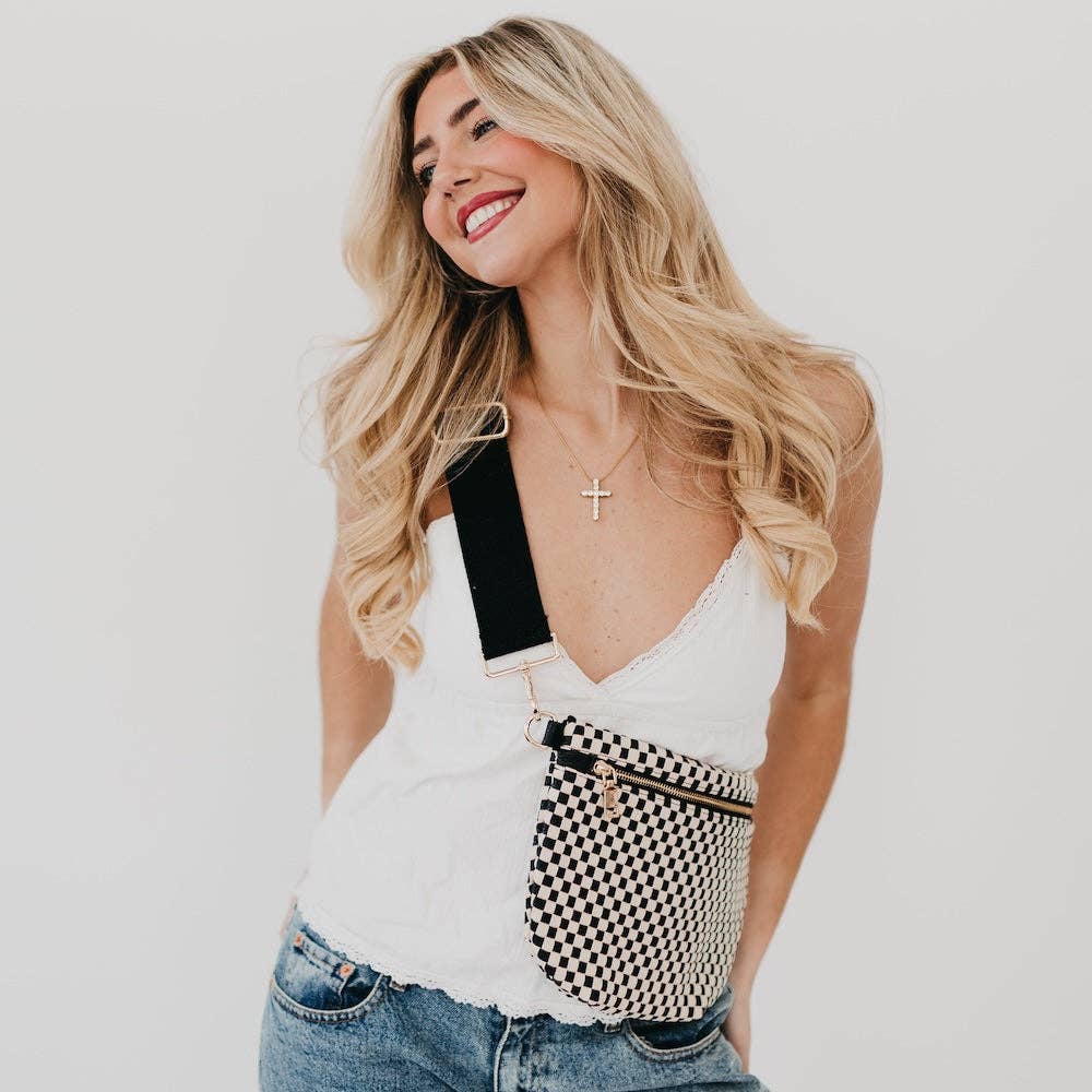Bum Bag-Westlyn Woven Leather