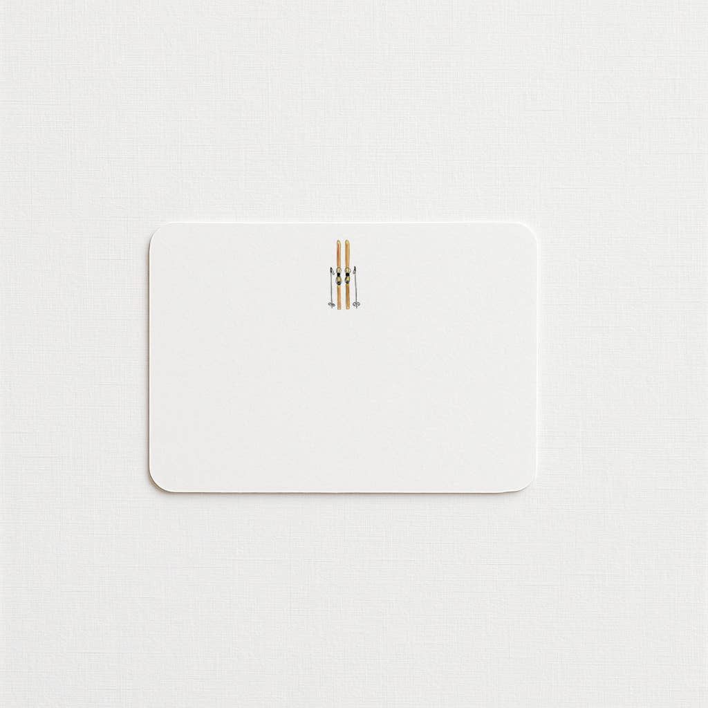Notecard Set - Set of 10-Ski Stationery