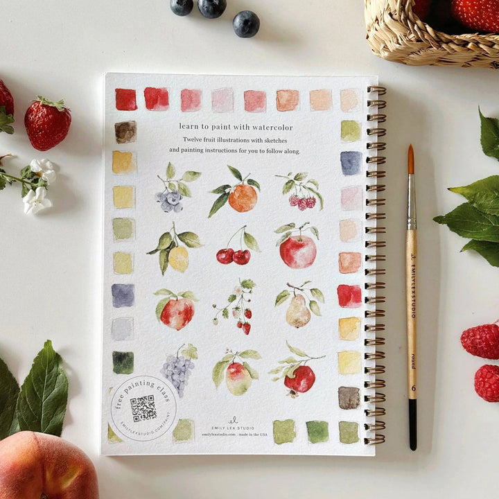 Watercolor Workbook-Fruit