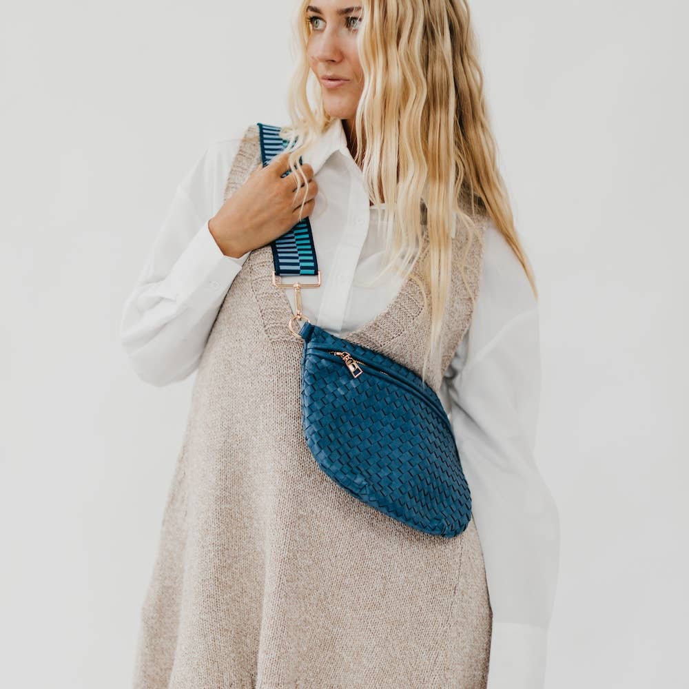 Bum Bag-Westlyn Woven Leather
