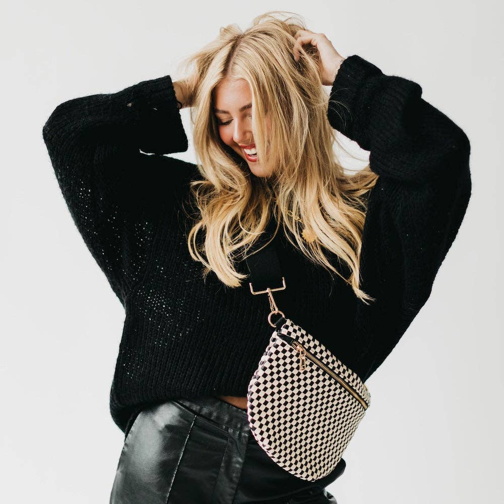Bum Bag-Westlyn Woven Leather