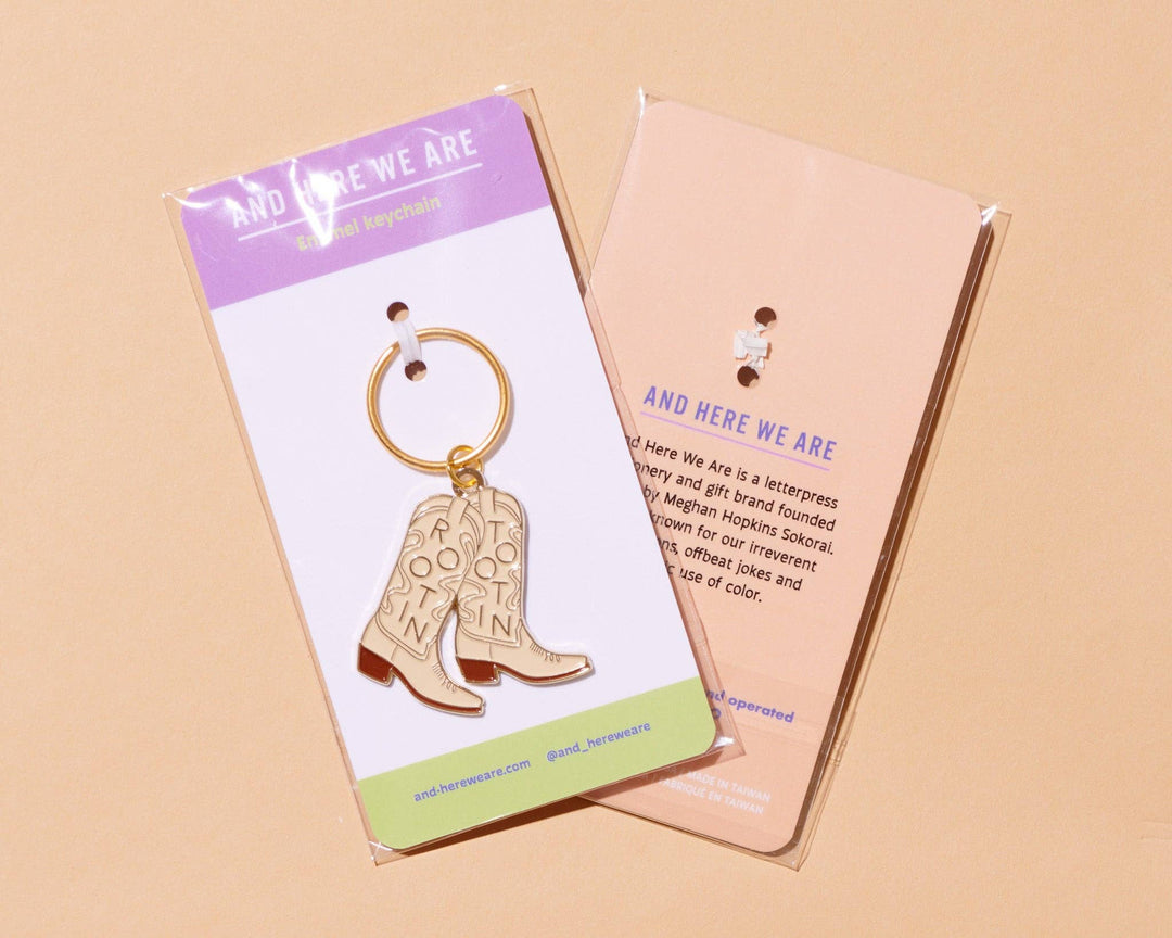 Keychain & Bag Charm-Rootin' Tootin' Western Cowboy Boot