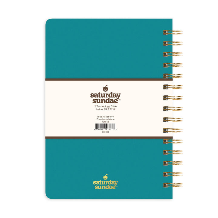 Spiral Notebook-Blue Raspberry A5 Mini Sprinkles