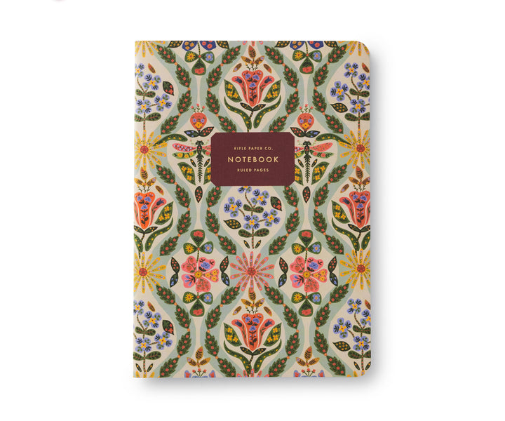 Assorted Set of 3 Notebooks- Posy