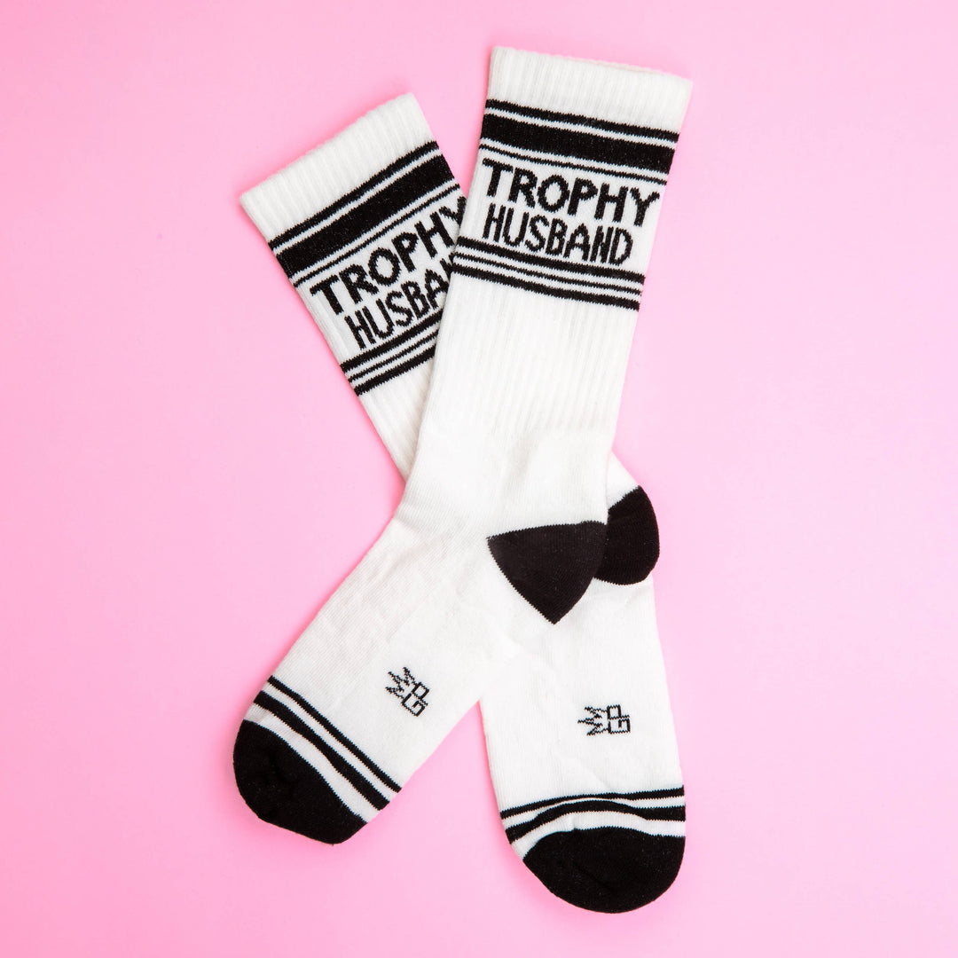 Gym Crew Socks-Trophy Husband