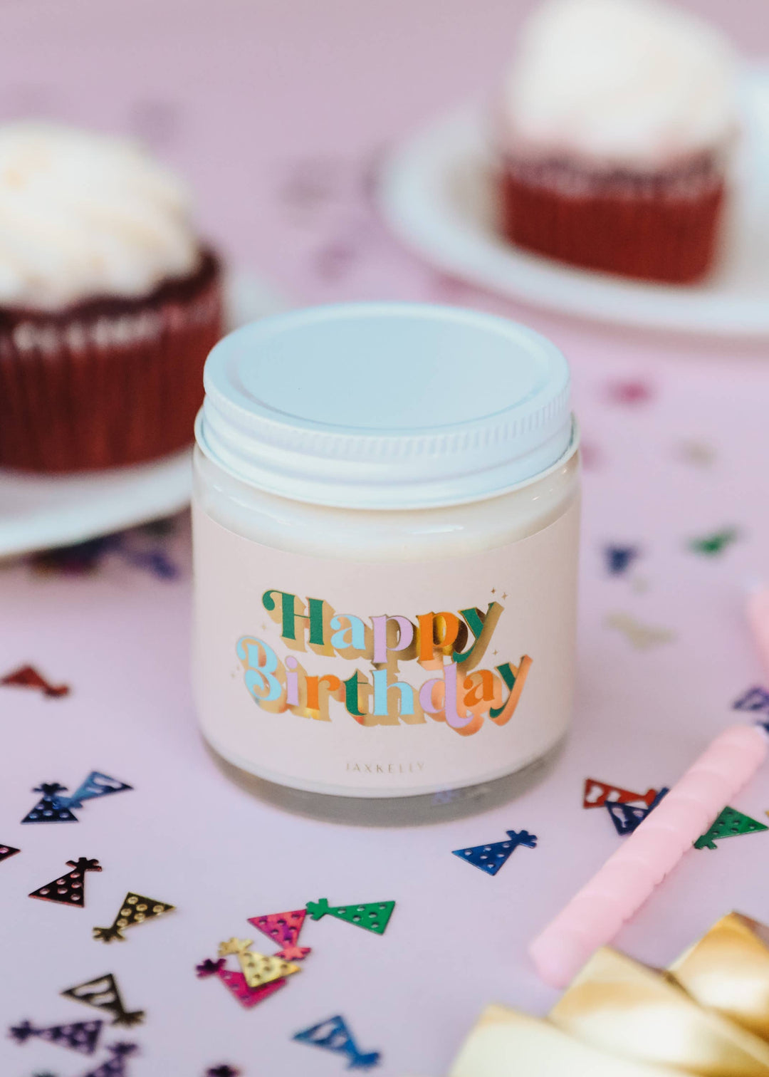 Candle 4oz-Happy Birthday Colorful Celebration