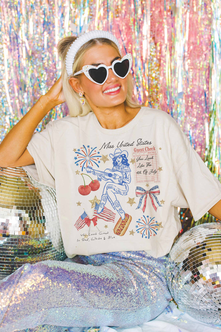 Oversized Tshirt-Miss United States