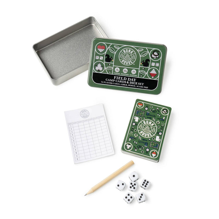 Bunk House™ Field Day Camp Cards & Dice Set