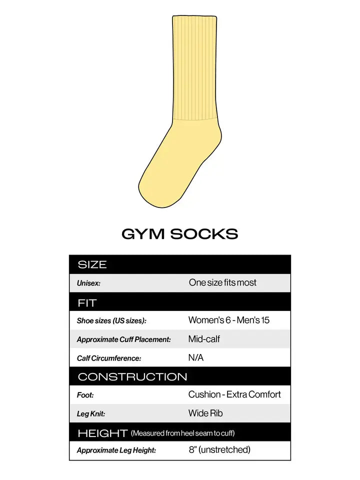 Gym Crew Socks-Good Moms Say Bad Words