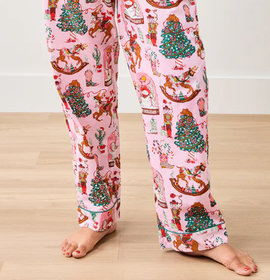 Cotton-Cowboy Christmas Pink Boots