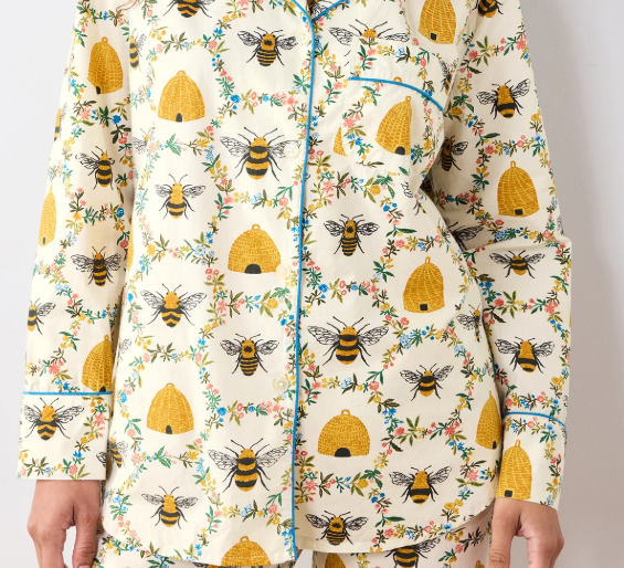 Cotton-Sweet Bee Set (Cream)