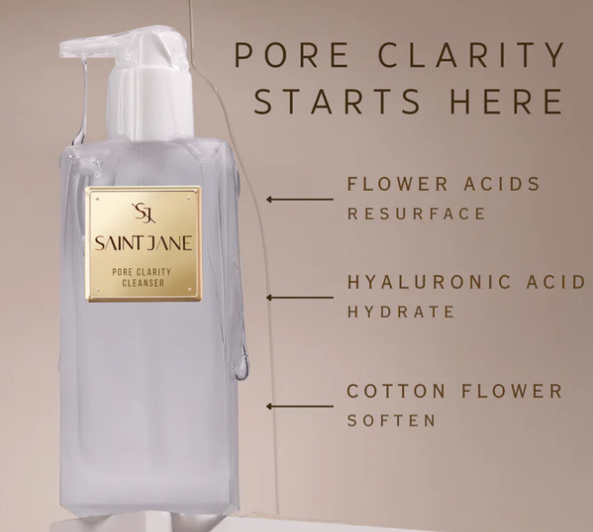 Cleanser-Pore Clarity Hyaluronic + Flower Acid 4oz.
